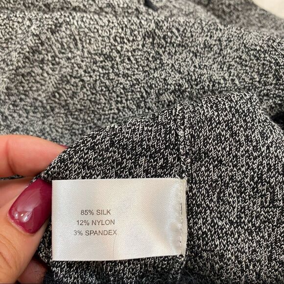 Cullen Brand Silk Blend Turtleneck Sweater Open Seam Sleeves Large‎ - Picture 3 of 11